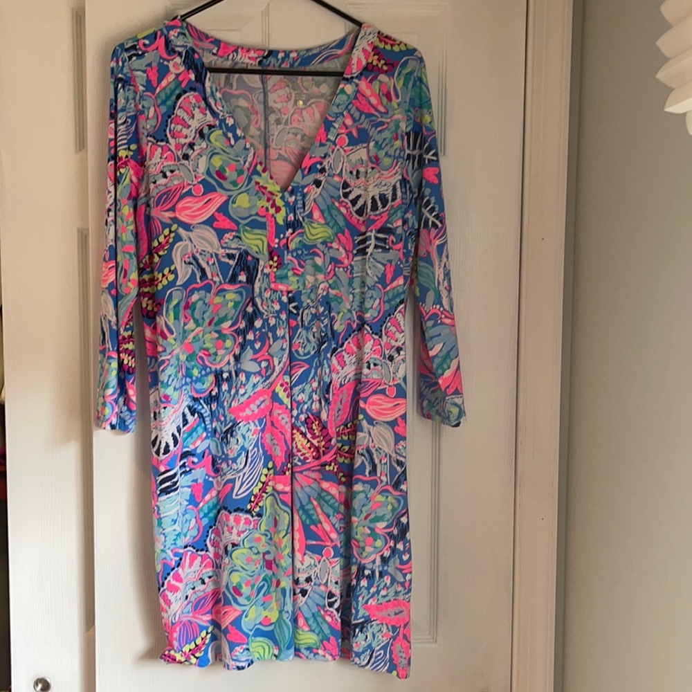 Lilly Pulitzer 3/4 sleeve Pima cotton dress